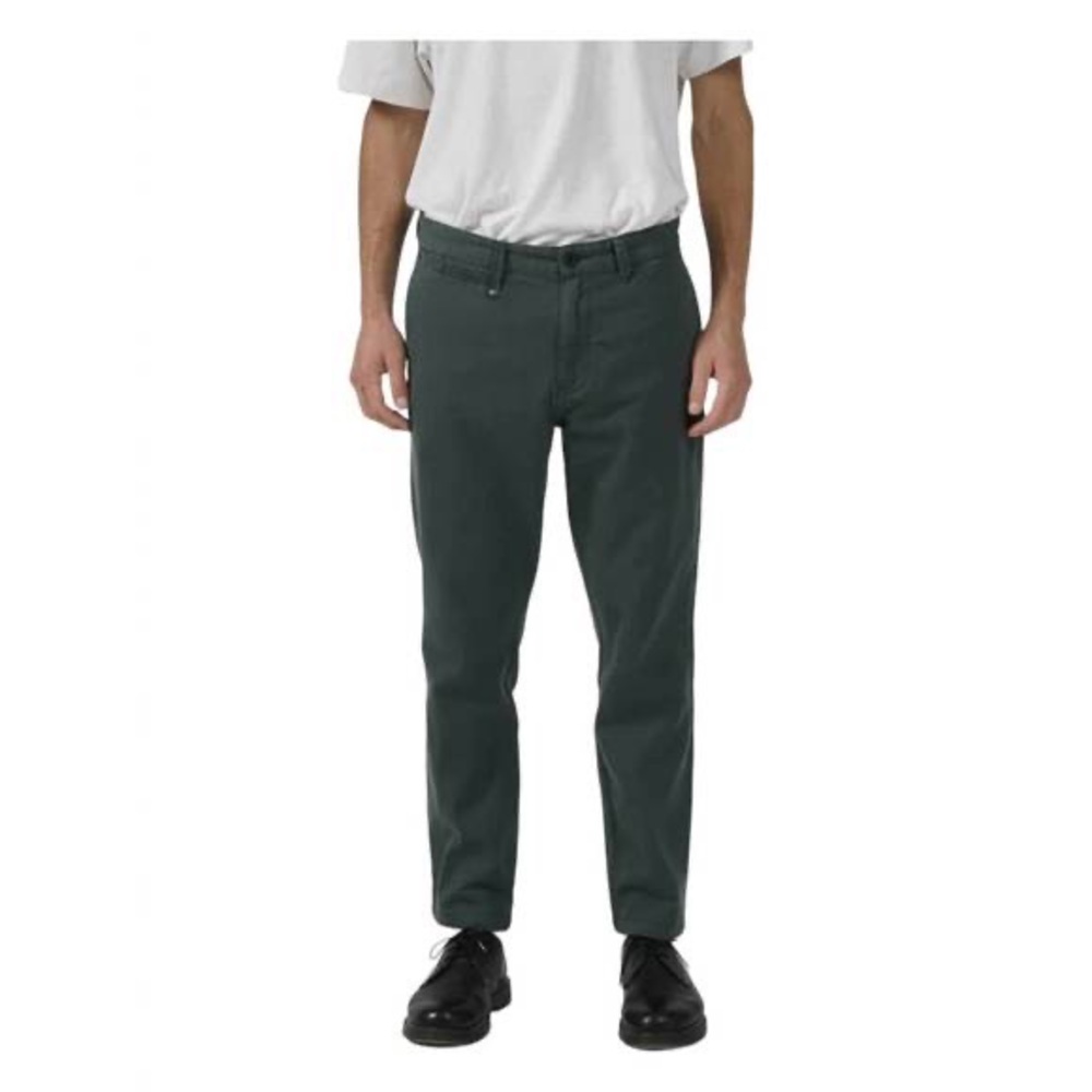 NEW THRILLS minimal chopped chino pants in mallard green